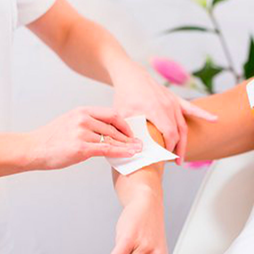 Epilation Bras entiers.